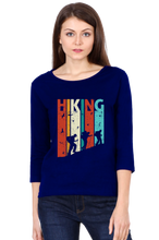 Load image into Gallery viewer, Hiking - Women&#39;s Round Neck Full Sleeve T-Shirt
