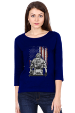 Load image into Gallery viewer, American Army - Women&#39;s Round Neck Full Sleeve T-Shirt
