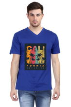 Load image into Gallery viewer, California Dreaming - Men&#39;s V-Neck Half Sleeve T-Shirt
