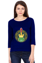 Load image into Gallery viewer, Raggae Music - Women&#39;s Round Neck Full Sleeve T-Shirt
