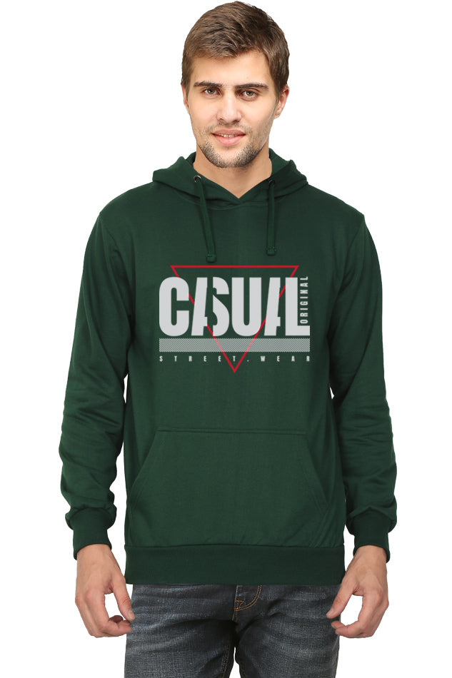 Casual Street Wear - Men's Hooded SweatShirt