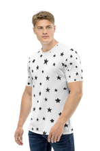 Load image into Gallery viewer, Black Star Constellation - Men&#39;s All Over Printed Half Sleeve T-Shirt
