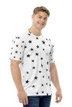 Load image into Gallery viewer, Black Star Constellation - Men&#39;s All Over Printed Half Sleeve T-Shirt
