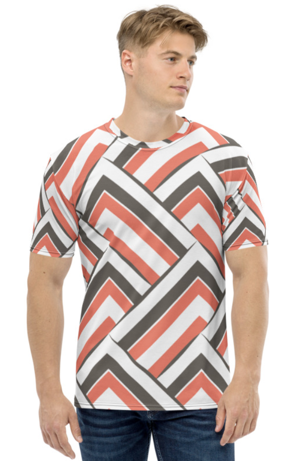 Bonded Rectangles - Men's All Over Printed Half Sleeve T-Shirt