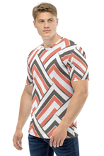 Load image into Gallery viewer, Bonded Rectangles - Men&#39;s All Over Printed Half Sleeve T-Shirt
