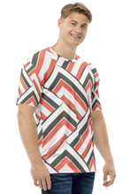 Load image into Gallery viewer, Bonded Rectangles - Men&#39;s All Over Printed Half Sleeve T-Shirt
