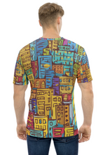 Load image into Gallery viewer, Building Pattern - Men&#39;s All Over Printed Half Sleeve T-Shirt
