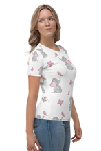 Load image into Gallery viewer, Butterfly And Elephant - Women&#39;s All Over Printed Half Sleeve T-Shirt
