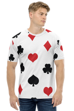 Load image into Gallery viewer, Card Game Pattern - Men&#39;s All Over Printed Half Sleeve T-Shirt
