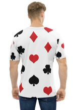 Load image into Gallery viewer, Card Game Pattern - Men&#39;s All Over Printed Half Sleeve T-Shirt
