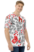 Load image into Gallery viewer, Christmas Floral Pattern (Christmas Edition) - Men&#39;s All Over Printed Half Sleeve T-Shirt
