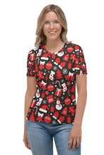 Load image into Gallery viewer, Christmas Gifts Pattern (Christmas Edition) - Women&#39;s All Over Printed Half Sleeve T-Shirt
