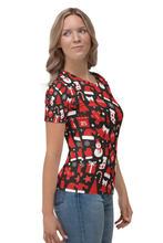 Load image into Gallery viewer, Christmas Gifts Pattern (Christmas Edition) - Women&#39;s All Over Printed Half Sleeve T-Shirt
