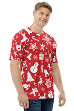 Load image into Gallery viewer, Christmas Night Doodle (Christmas Edition) - Men&#39;s All Over Printed Half Sleeve T-Shirt
