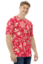 Load image into Gallery viewer, Christmas Red Theme (Christmas Edition) - Men&#39;s All Over Printed Half Sleeve T-Shirt
