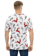 Load image into Gallery viewer, Christmas Reindeer Pattern (Christmas Edition) - Men&#39;s All Over Printed Half Sleeve T-Shirt
