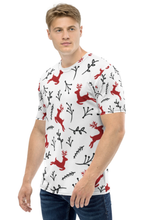 Load image into Gallery viewer, Christmas Reindeer Pattern (Christmas Edition) - Men&#39;s All Over Printed Half Sleeve T-Shirt
