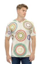 Load image into Gallery viewer, Circular Pattern - Men&#39;s All Over Printed Half Sleeve T-Shirt
