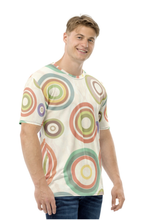 Load image into Gallery viewer, Circular Pattern - Men&#39;s All Over Printed Half Sleeve T-Shirt
