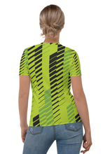 Load image into Gallery viewer, Coloured Bricks - Women&#39;s All Over Printed Half Sleeve T-Shirt
