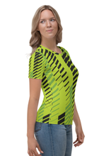 Load image into Gallery viewer, Coloured Bricks - Women&#39;s All Over Printed Half Sleeve T-Shirt
