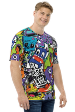 Load image into Gallery viewer, Coloured Cartoon Pattern - Men&#39;s All Over Printed Half Sleeve T-Shirt
