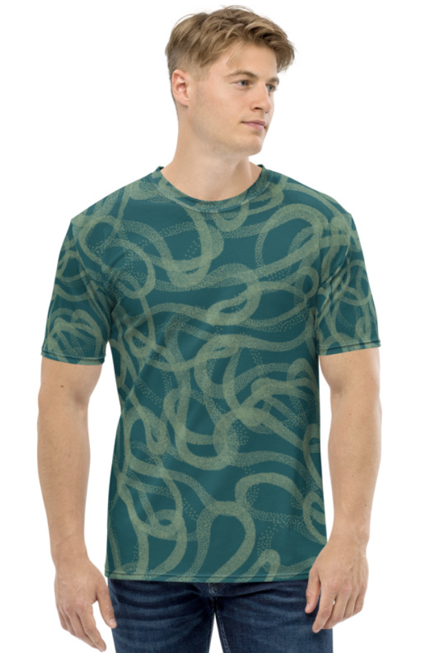 Complicated Loop - Men's All Over Printed Half Sleeve T-Shirt