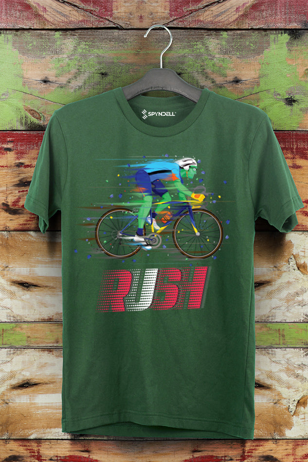 Cycle Rush - Kid's Round Neck Half Sleeve T-Shirt (Boy)