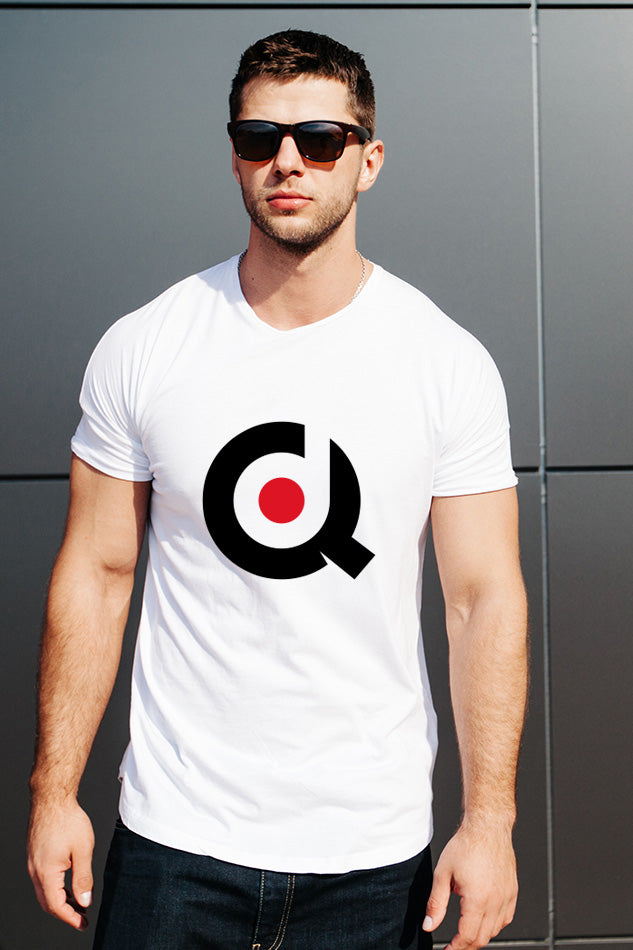 DQ - Men's Round Neck Half Sleeve T-Shirt