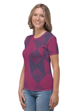 Load image into Gallery viewer, Diamond Angle - Women&#39;s All Over Printed Half Sleeve T-Shirt
