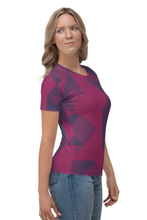 Load image into Gallery viewer, Diamond Angle - Women&#39;s All Over Printed Half Sleeve T-Shirt
