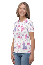 Load image into Gallery viewer, Doodle of Joy - Women&#39;s All Over Printed Half Sleeve T-Shirt
