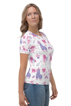 Load image into Gallery viewer, Doodle of Joy - Women&#39;s All Over Printed Half Sleeve T-Shirt
