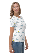 Load image into Gallery viewer, Duck Baby Pattern - Women&#39;s All Over Printed Half Sleeve T-Shirt
