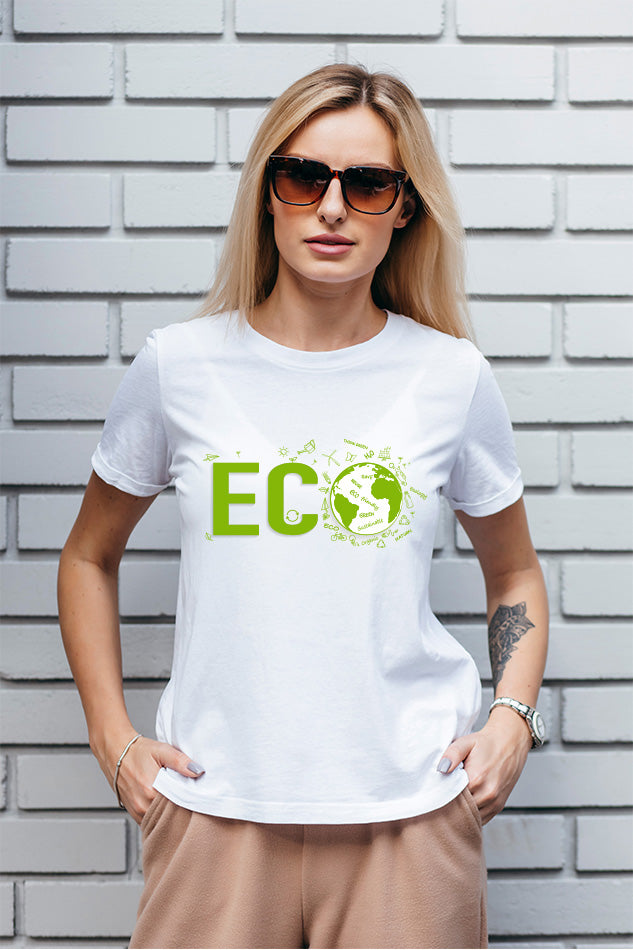 ECO - Women's Round Neck Half Sleeve T-Shirt