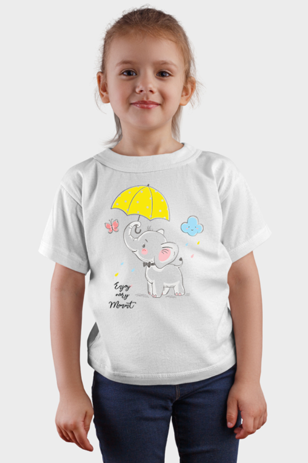 Enjoy Every Moment - Kid's Round Neck Half Sleeve T-Shirt