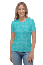 Load image into Gallery viewer, Evolution of Circle - Women&#39;s All Over Printed Half Sleeve T-Shirt
