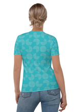 Load image into Gallery viewer, Evolution of Circle - Women&#39;s All Over Printed Half Sleeve T-Shirt
