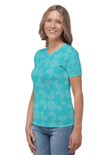 Load image into Gallery viewer, Evolution of Circle - Women&#39;s All Over Printed Half Sleeve T-Shirt
