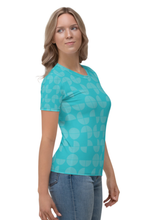 Load image into Gallery viewer, Evolution of Circle - Women&#39;s All Over Printed Half Sleeve T-Shirt
