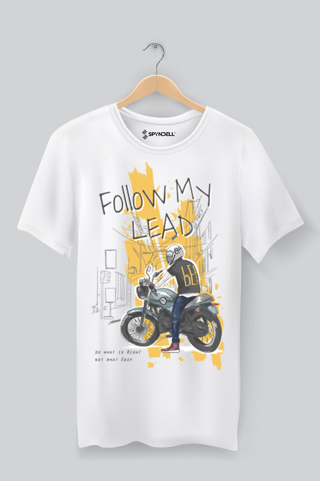 Follow My Lead - Kid's Round Neck Half Sleeve T-Shirt (Boy)