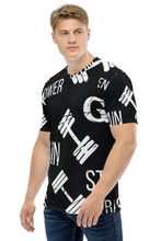 Load image into Gallery viewer, Gain Fitness Power - Men&#39;s All Over Printed Half Sleeve T-Shirt
