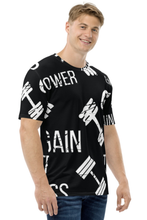 Load image into Gallery viewer, Gain Fitness Power - Men&#39;s All Over Printed Half Sleeve T-Shirt
