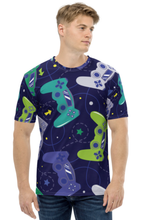 Load image into Gallery viewer, Game Console Pattern - Men&#39;s All Over Printed Half Sleeve T-Shirt
