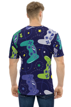 Load image into Gallery viewer, Game Console Pattern - Men&#39;s All Over Printed Half Sleeve T-Shirt
