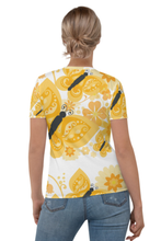 Load image into Gallery viewer, Golden Butterfly - Women&#39;s All Over Printed Half Sleeve T-Shirt
