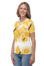 Load image into Gallery viewer, Golden Butterfly - Women&#39;s All Over Printed Half Sleeve T-Shirt
