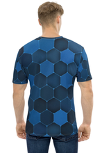 Load image into Gallery viewer, Hexagon Hive - Men&#39;s All Over Printed Half Sleeve T-Shirt
