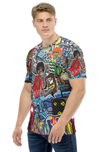 Load image into Gallery viewer, Hit Mu Colours - Men&#39;s All Over Printed Half Sleeve T-Shirt
