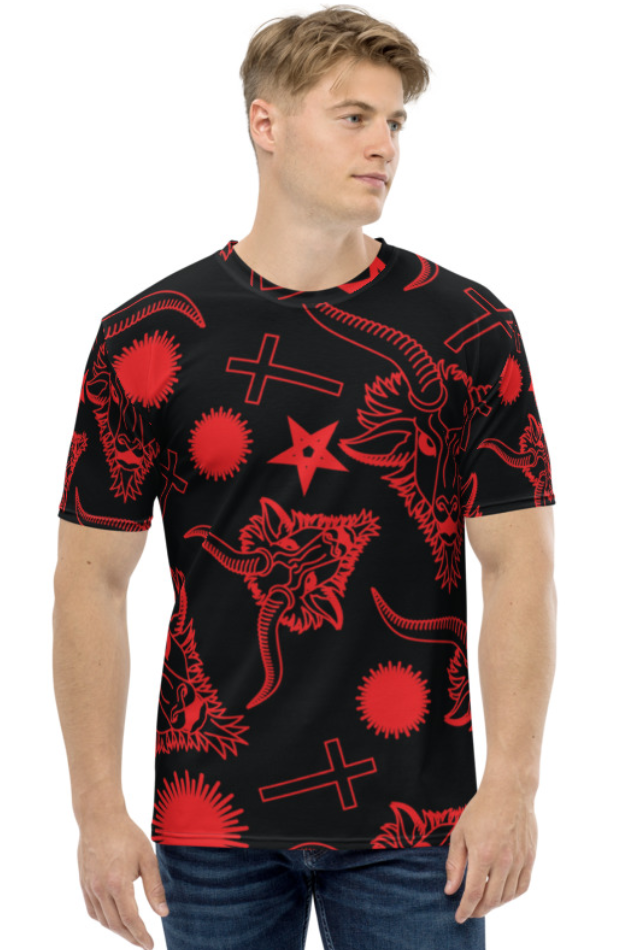 Illuminated Night - Men's All Over Printed Half Sleeve T-Shirt